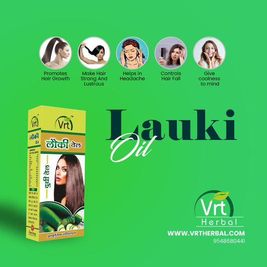 VRT HERBAL Lauki Oil For Hair Shinning, Long Hairs, Dandruff 200 ML