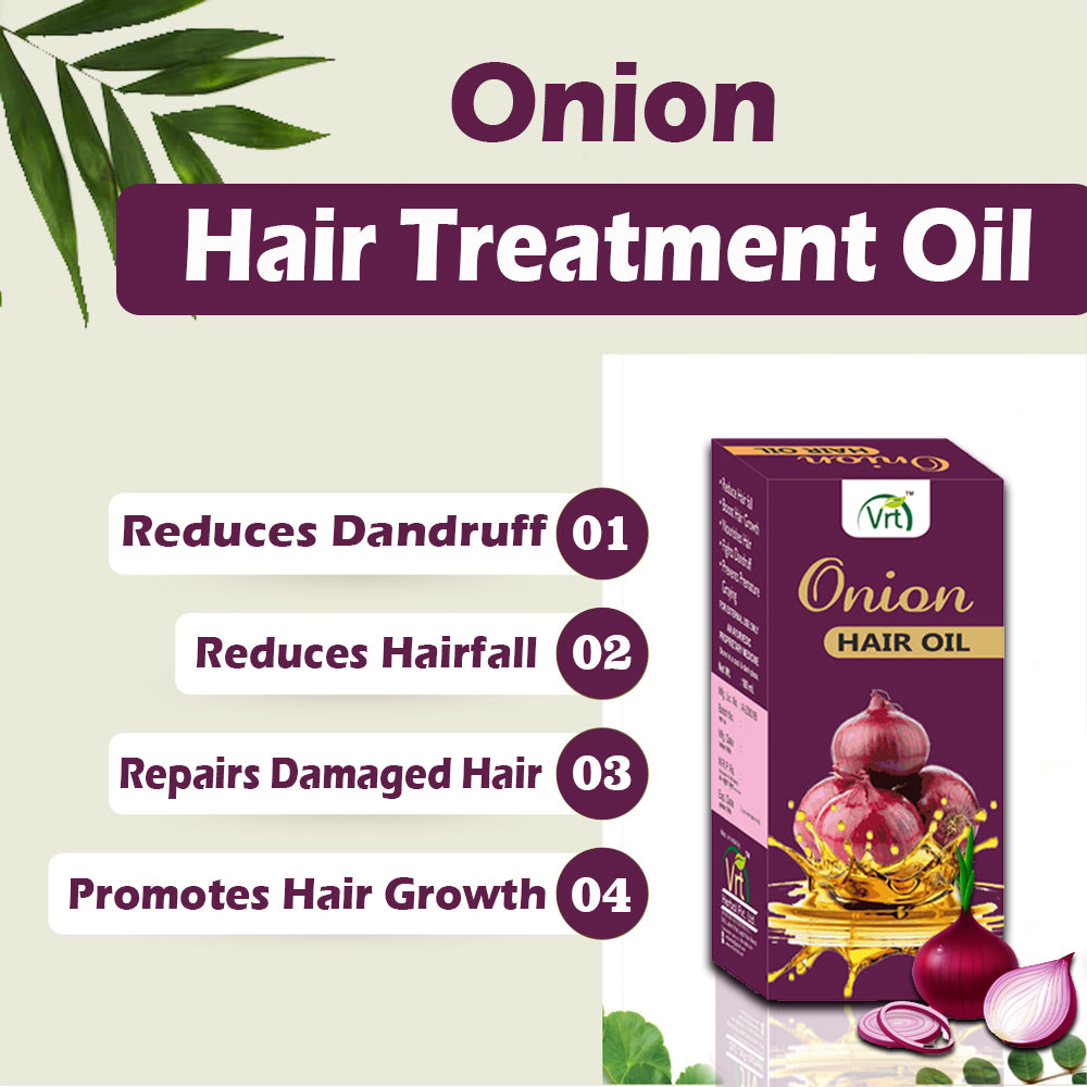 Onion Hair Oil: Strengthen. Shine. Restore.