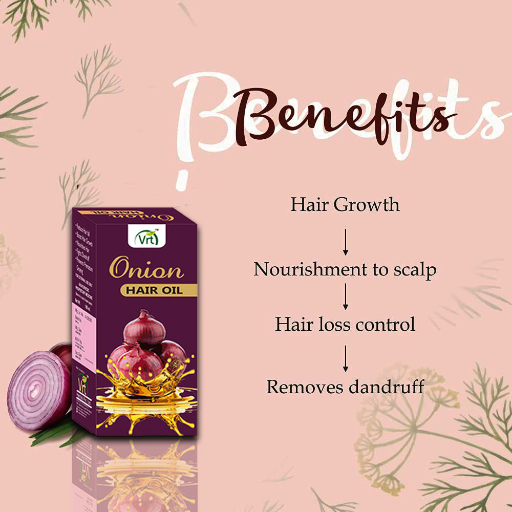 Onion Hair Oil: Strengthen. Shine. Restore.